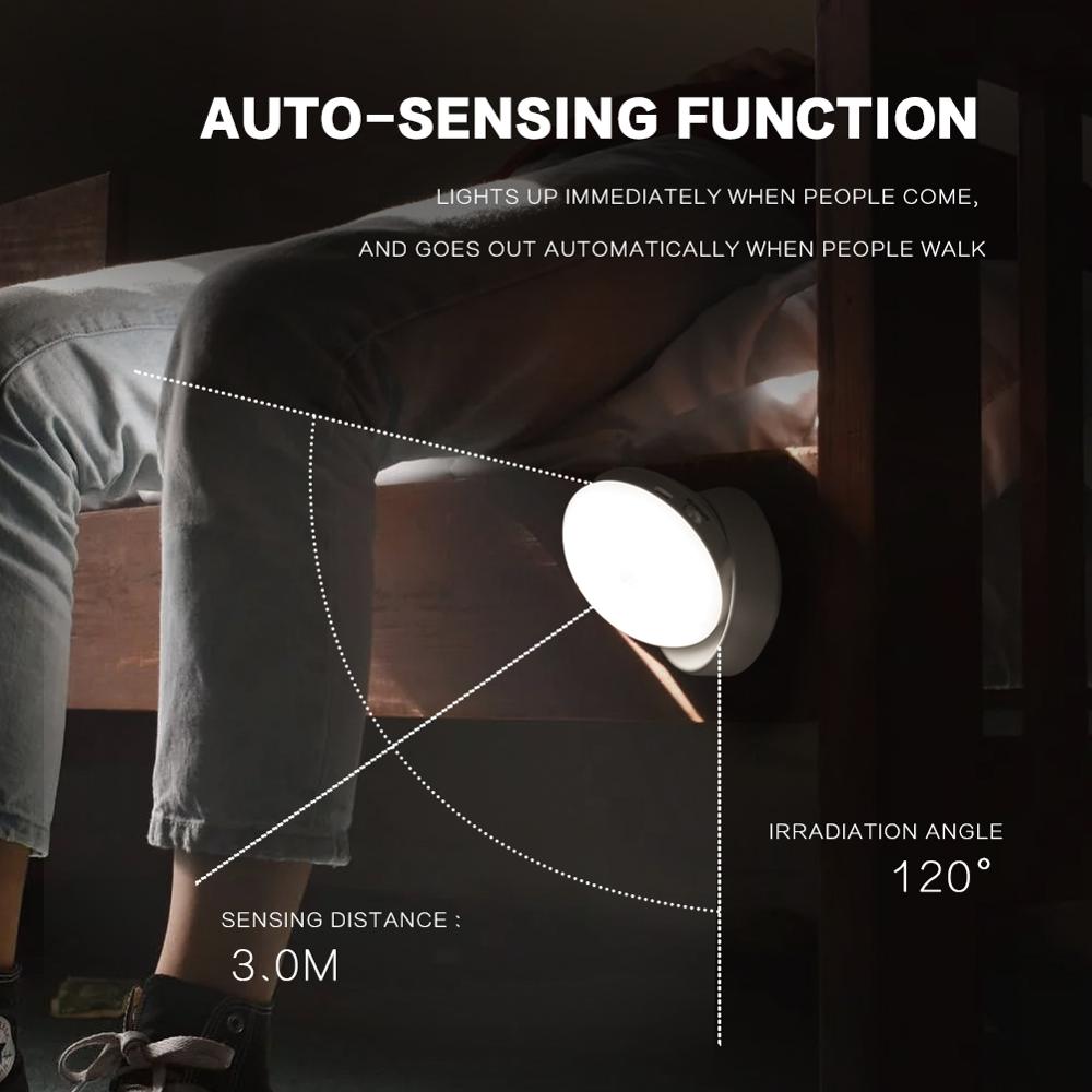 360 ° Rotary Sensor Light