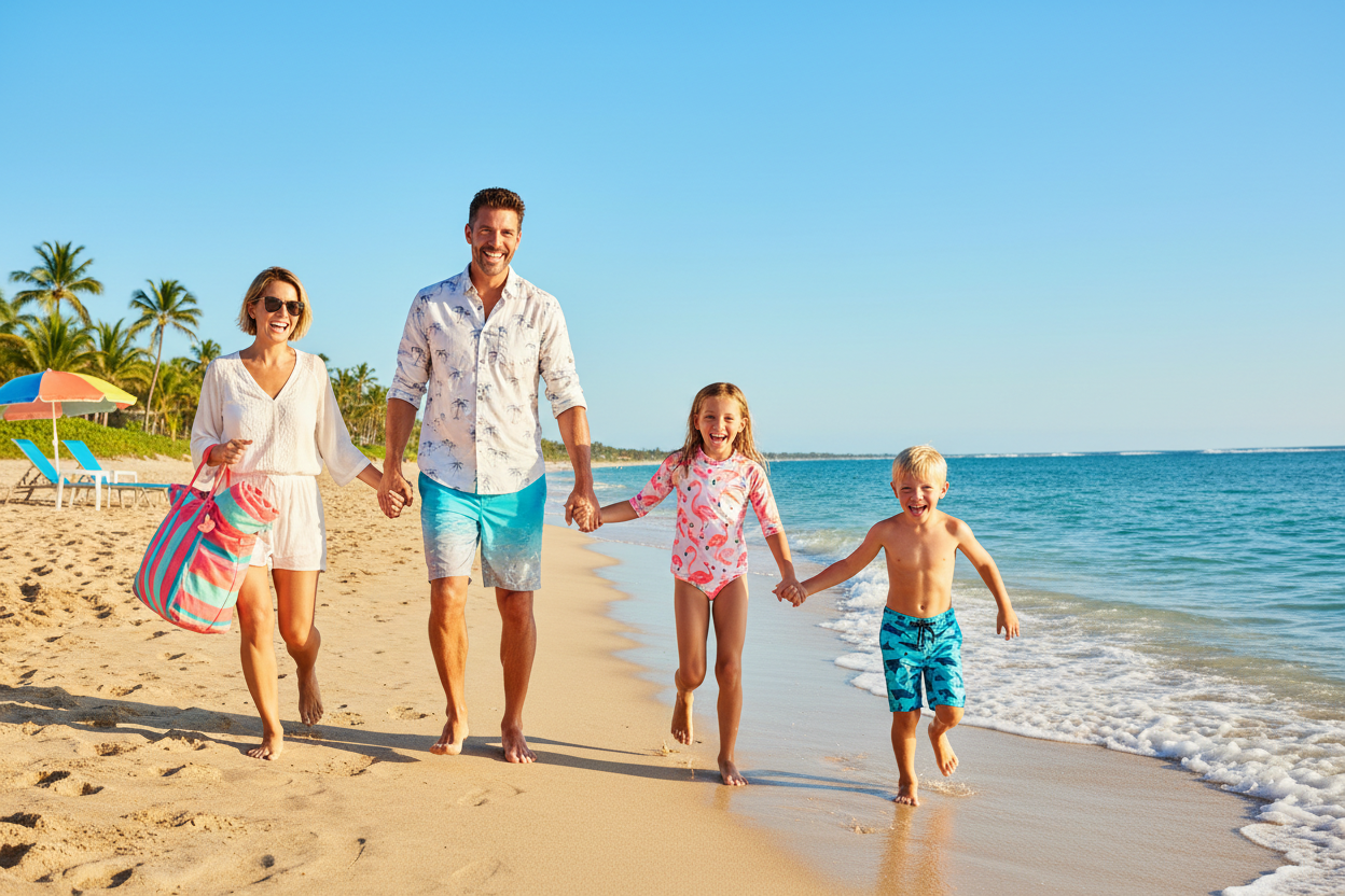 Beach Family