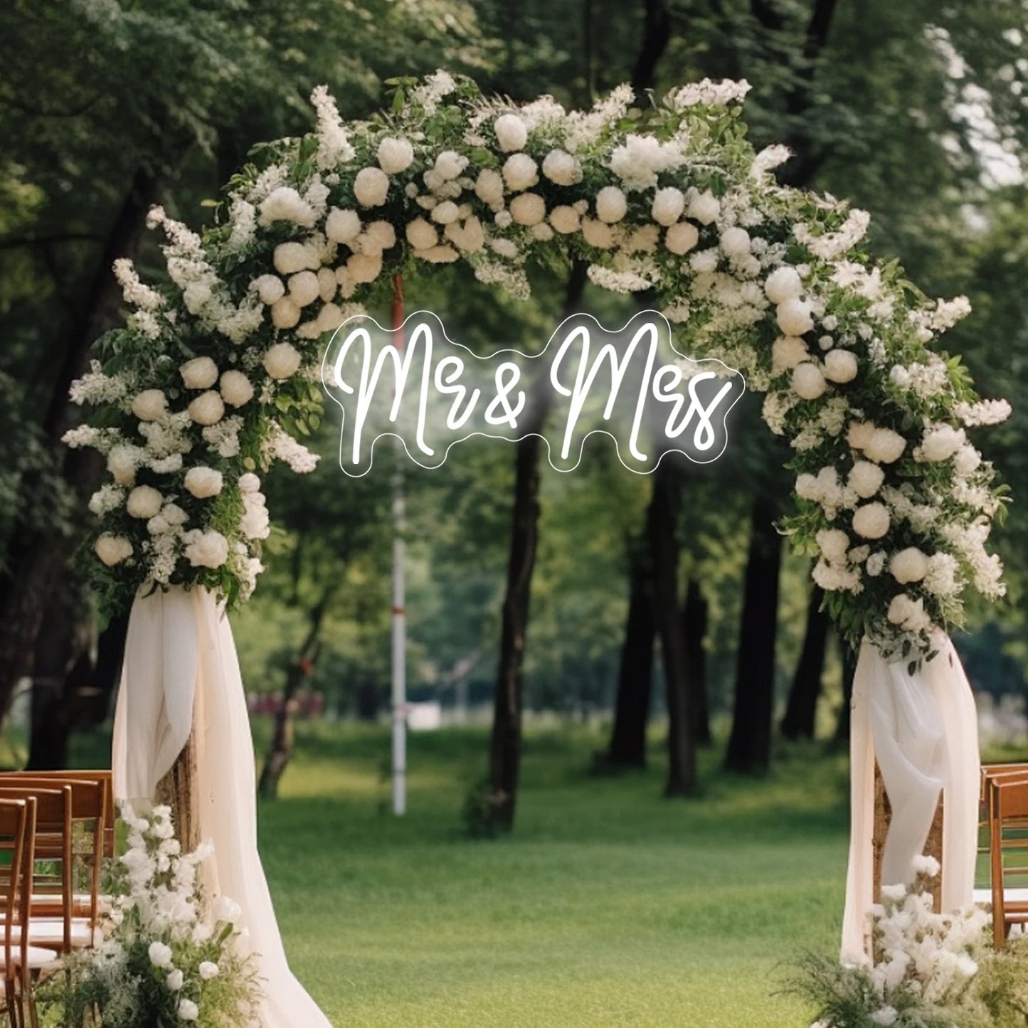 Mr & Mrs Neon Sign Wedding Decor Room Neon LED Lights Just Married Neon Lights LED Sign Marry Me Led Light Sign