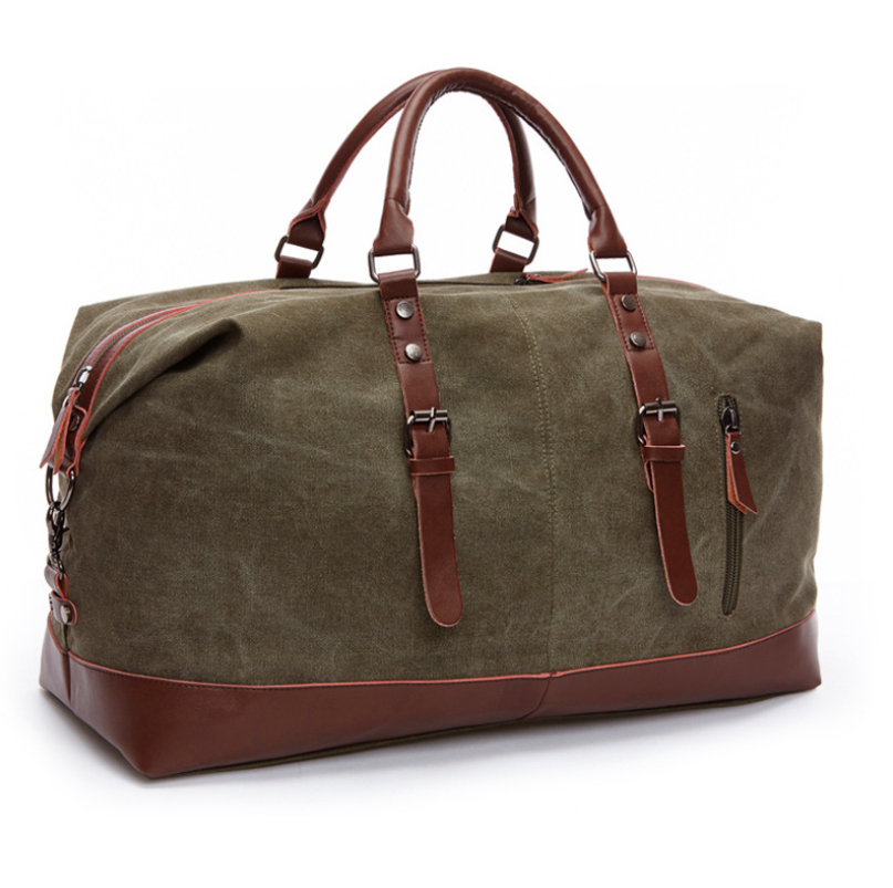 Retro Canvas Tote Bag for Short-Distance Travel