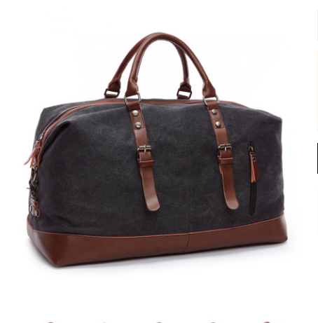 Retro Canvas Tote Bag for Short-Distance Travel