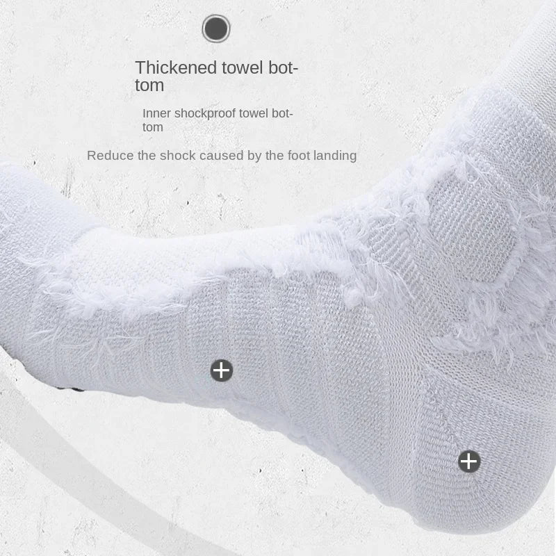 High Quality Wholesale Custom Socks Performance Logo Socks Football Grip Basketball Sport Socks Man
