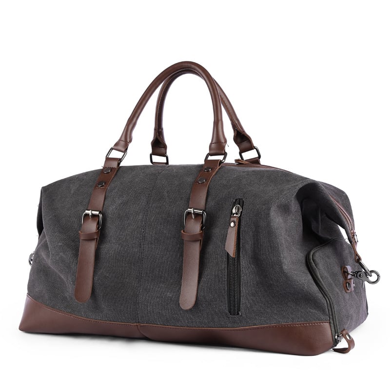 Retro Canvas Tote Bag for Short-Distance Travel