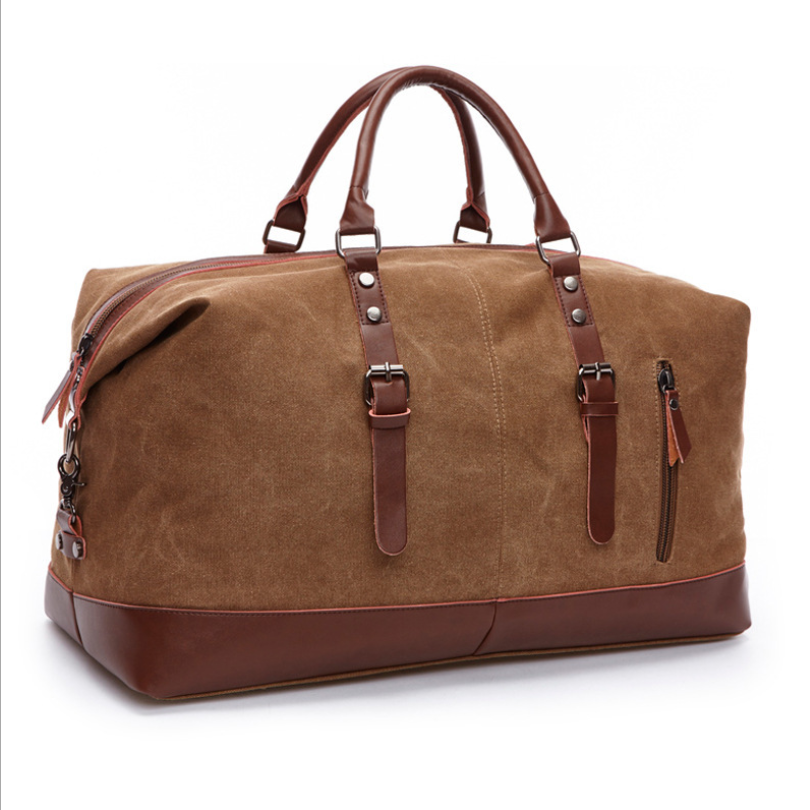 Retro Canvas Tote Bag for Short-Distance Travel