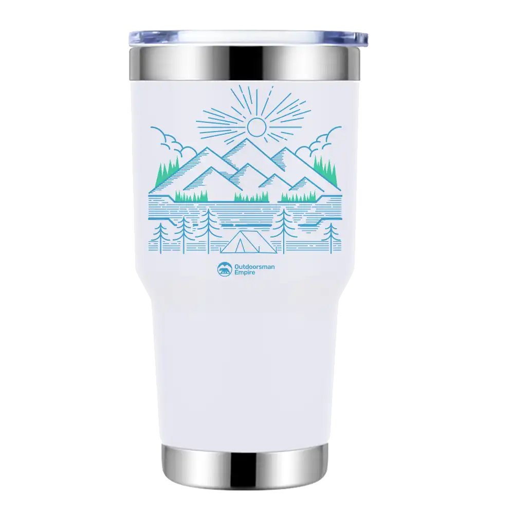 Camping Lines 2 30oz Insulated Vacuum Sealed Tumbler