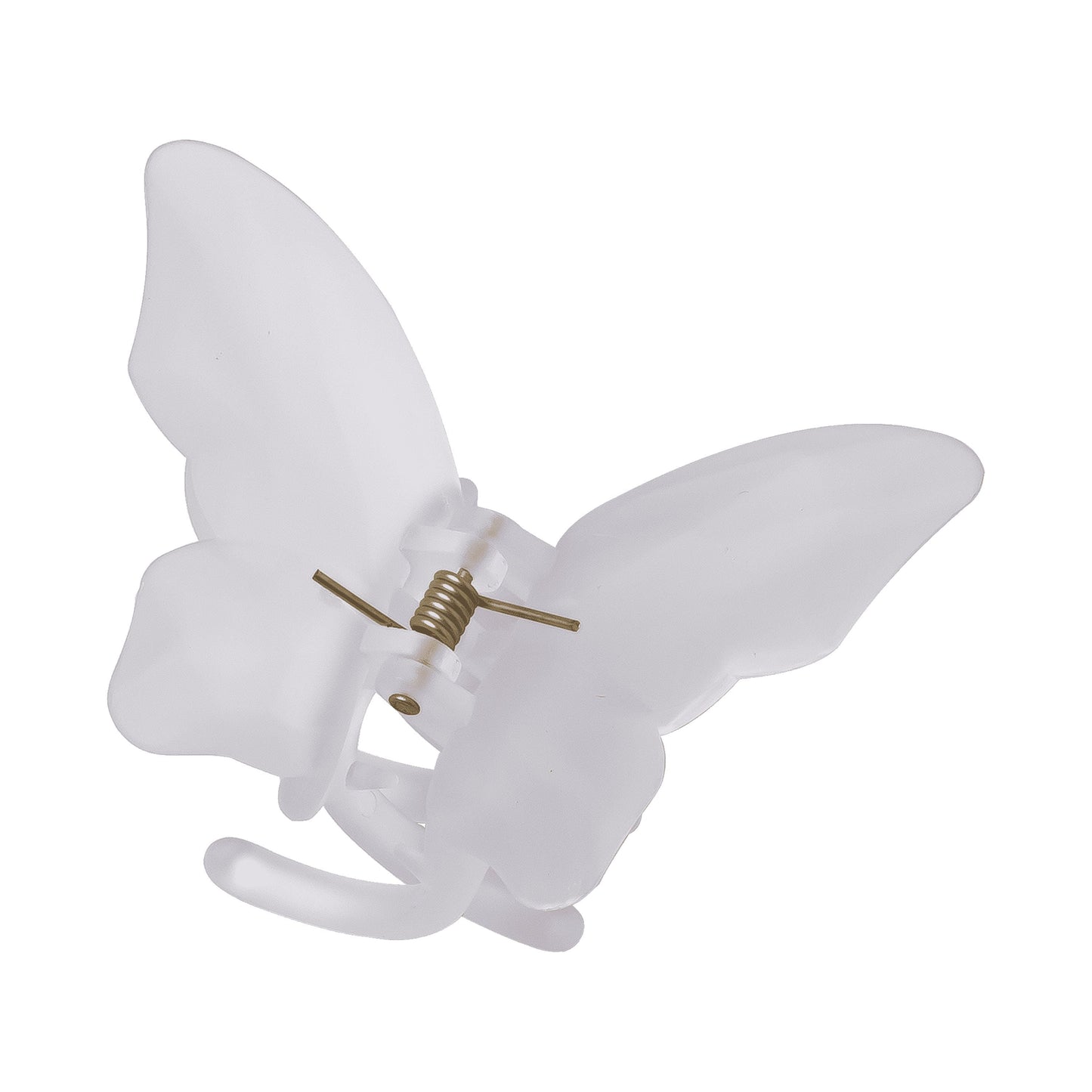 by MINDY Take Me to the Beach Butterfly Claw Clip Barrettes for Hair, White, 1PC