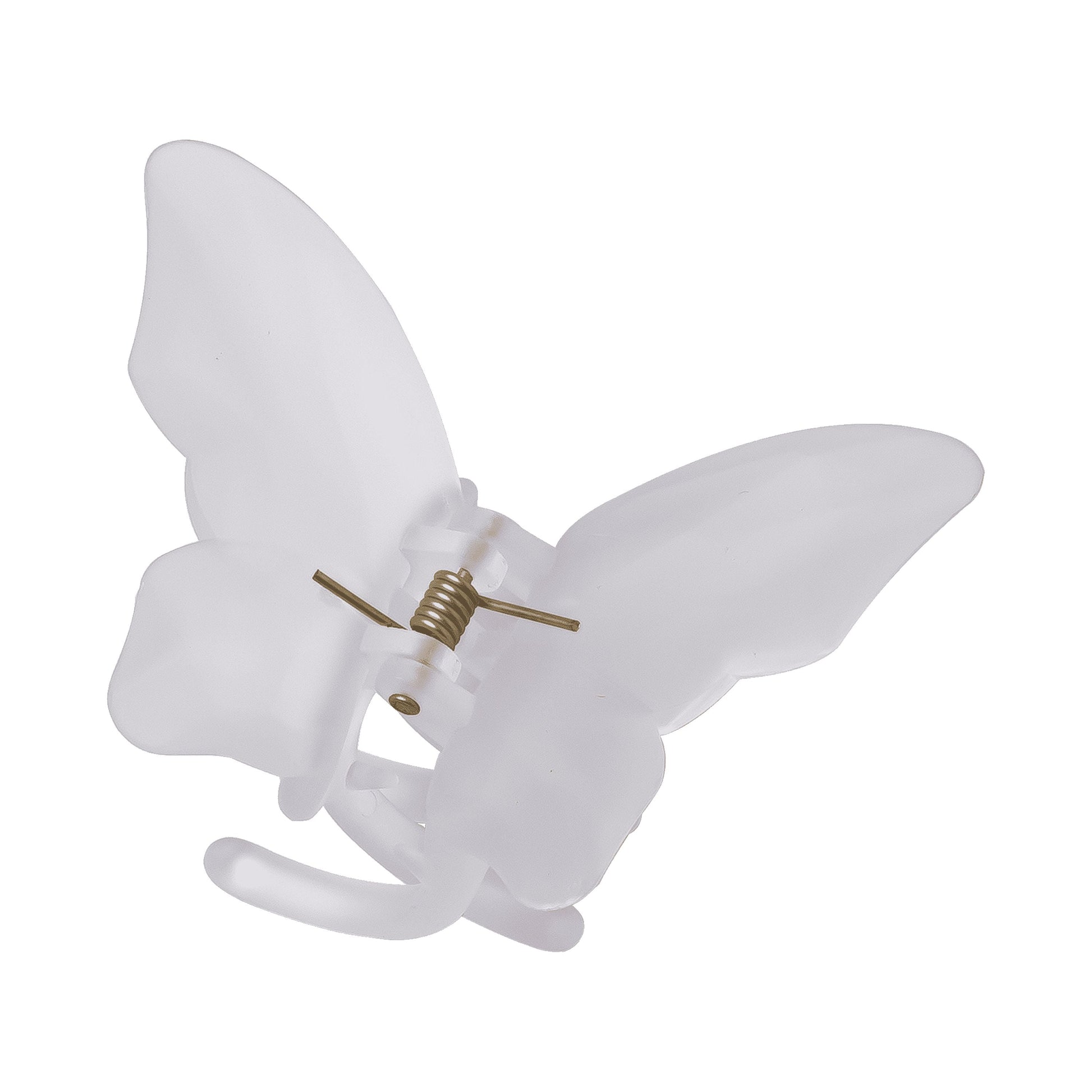 by MINDY Take Me to the Beach Butterfly Claw Clip Barrettes for Hair, White, 1PC