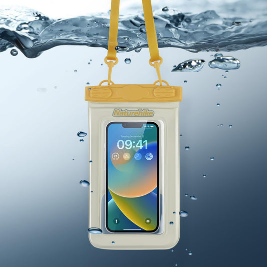 Naturehike IPX8 Floating Waterproof Phone Pouch Waterproof Phone Case with Lanyard for iPhone 16 15 14 Pro Max Galaxy S24 S23 S22 Ultra Vacation Beach Pool Kayak Cruise Travel Essentials