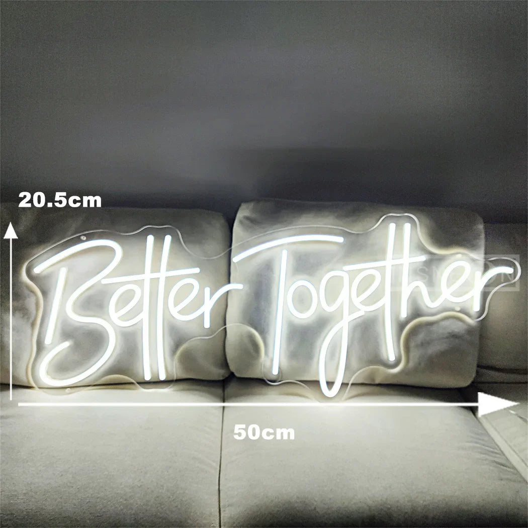 Mr and Mrs Neon Sign, Wall Decoration Light for Wedding and Engagement Decoration, Cheers to Love Neon Sign, LED Neon Signs