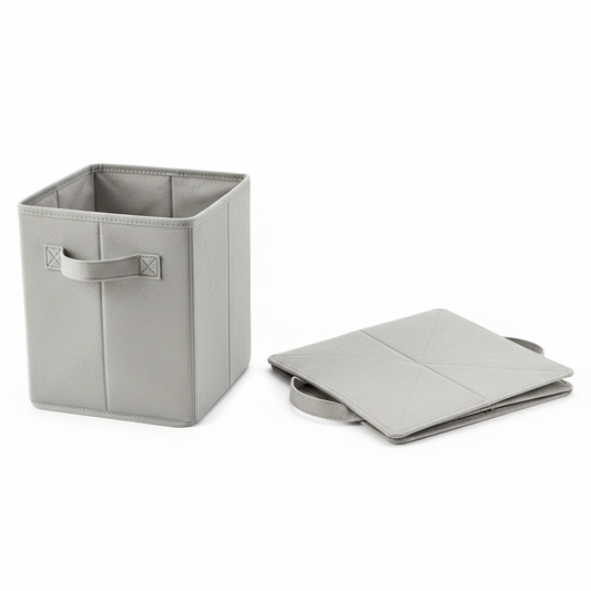 Foldable Storage Box – main product view open and folded