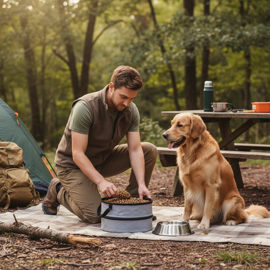 Portable Pet Food Container – in-use lifestyle photo