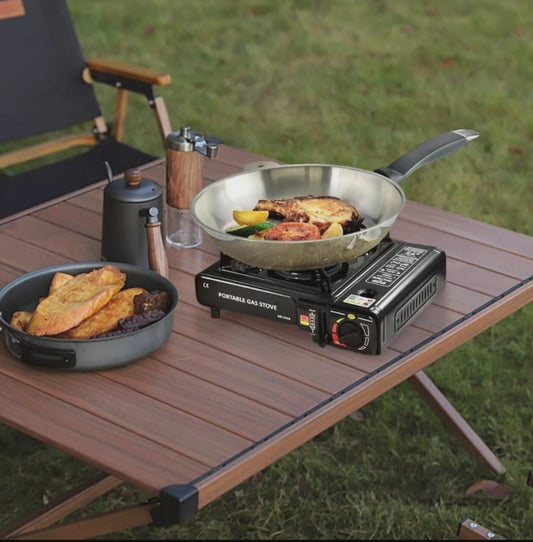 Portable Camping Gas Stove with Carrying Case